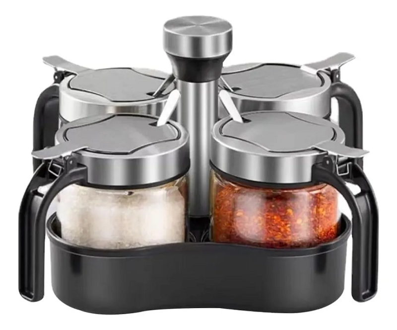 Miniatura 4 de Condiméntero Giratorio Juego 4 Puestos